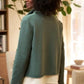 Frank & Eileen Belfast Cropped Sweatshirt Peacoat Jacket (M)