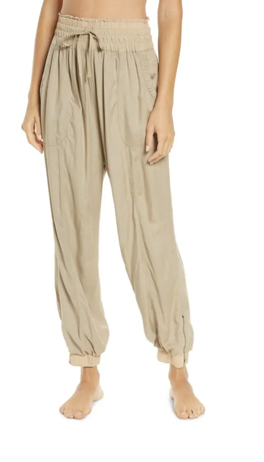 Free People Movement Halfzies Bleached Slouchy Joggers (S)