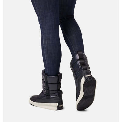 Sorel Out and About Puffy Boots in Navy (8)