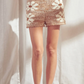 Daisy Knit Shorts (Brown)