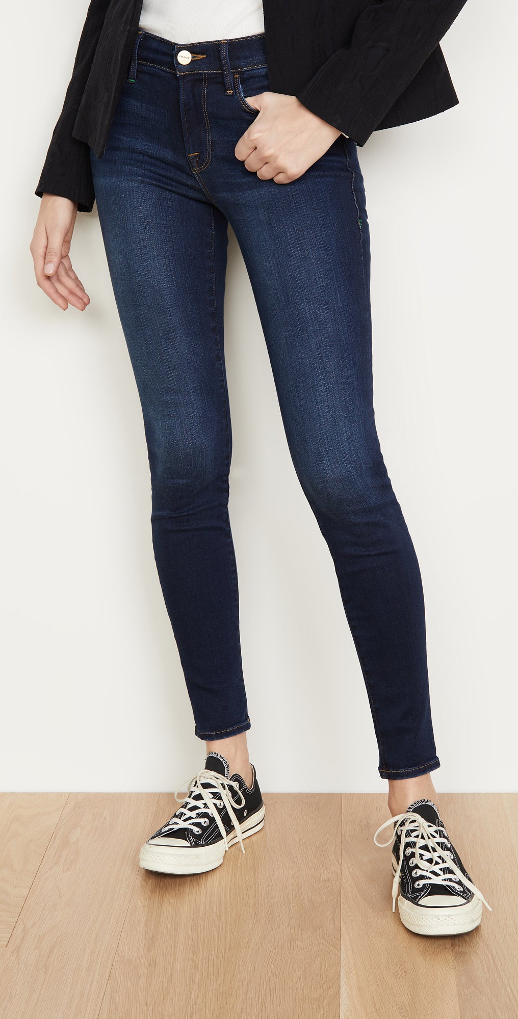 Frame Le Skinny Blue Wellington Jeans (31 or 8/10)