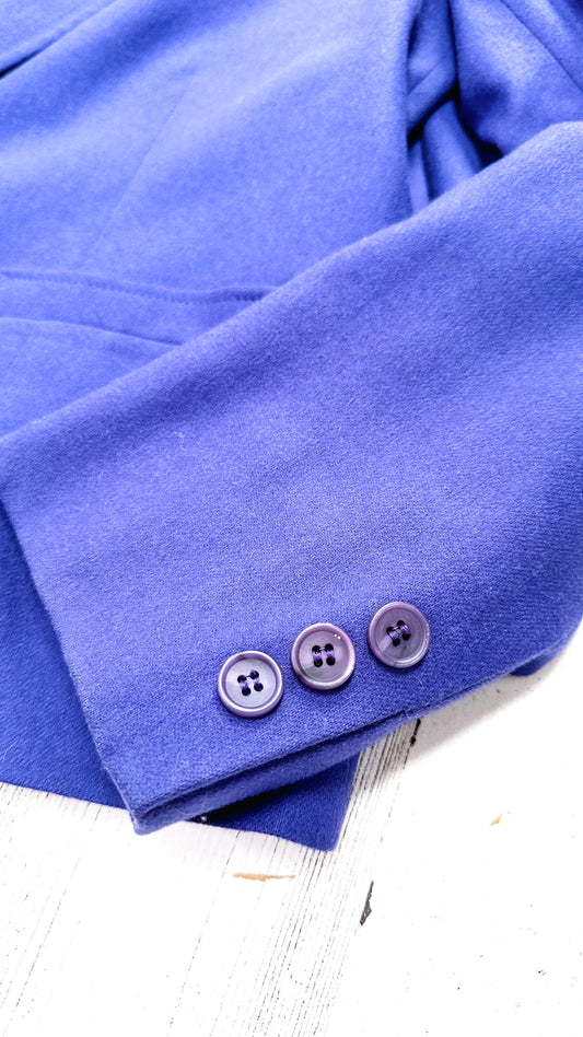 Vintage 70’s Pendleton Dark Purple Blue Wool Blazer (M/L)