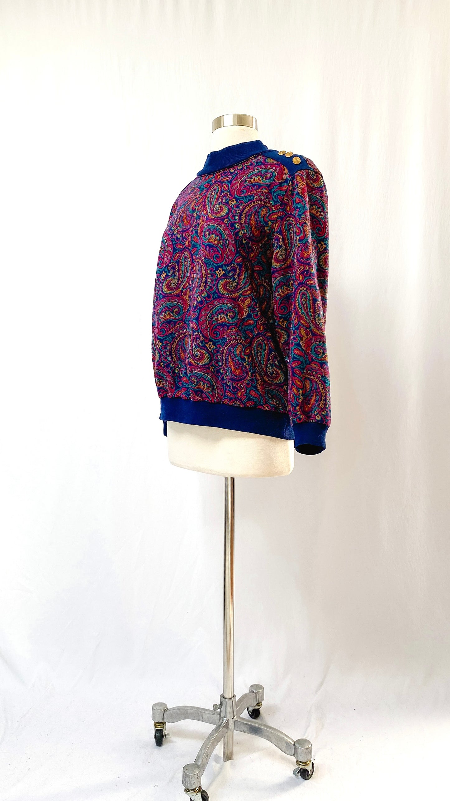 Vintage 90’s Alfred Dunner Paisley Knit Top (M/L)