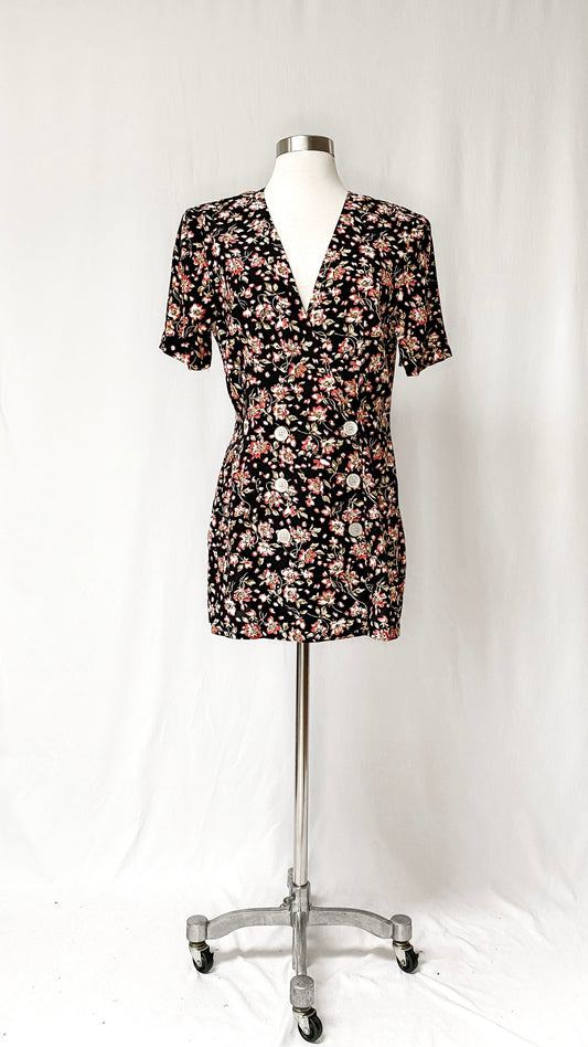 Vintage 90’s Jonathan Martin Mini Floral Dress (6/8)