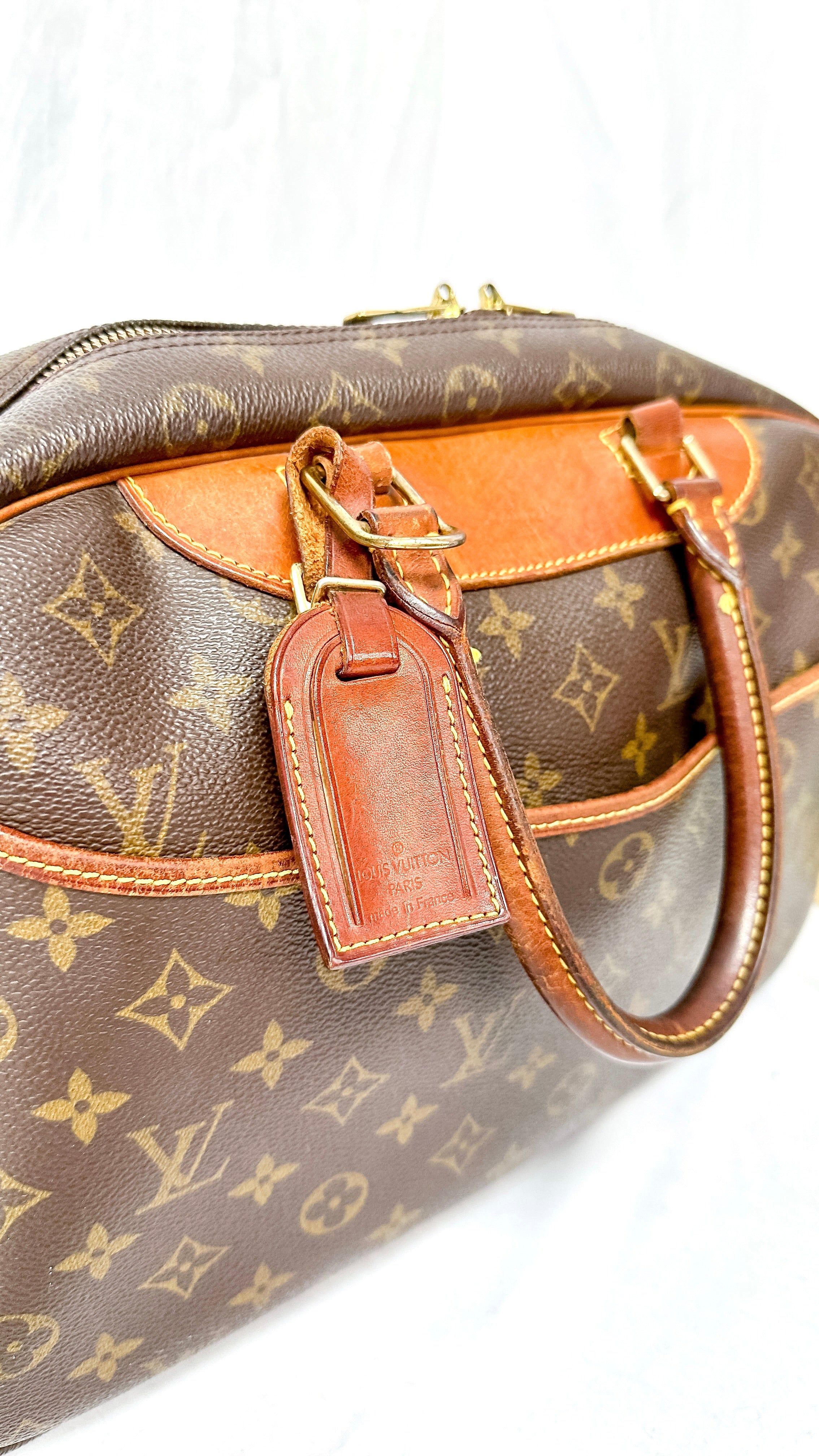 Vintage 90’s Louis Vuitton Monogram Deauville M47270 Travel Hand Bag