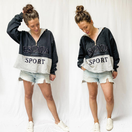 Vintage 90’s Escada Sport Hooded Pullover (S/M)