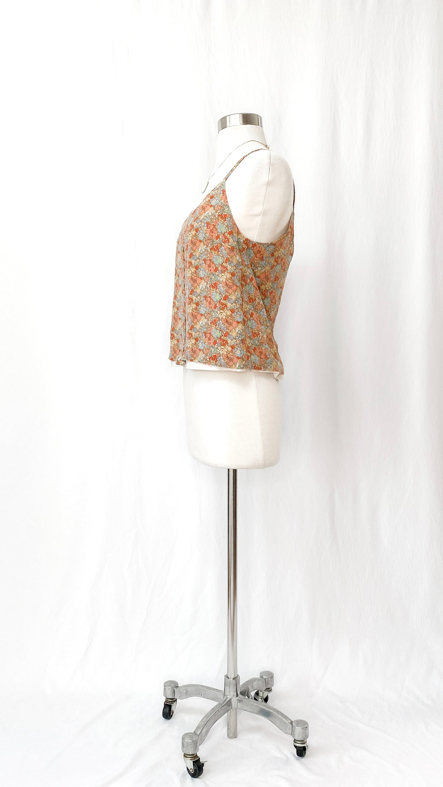 Madewell Silk Floral Top in Prairie Blossoms (6)