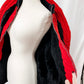 Vintage 80’s Mod Maid Faux Fur Lined Pucker Sleeve Winter Coat (L/XL)