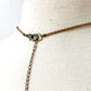 Rose Quartz & Bronze Bead Handmade Necklace