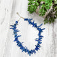 Handmade Blue Stone Statement Necklace