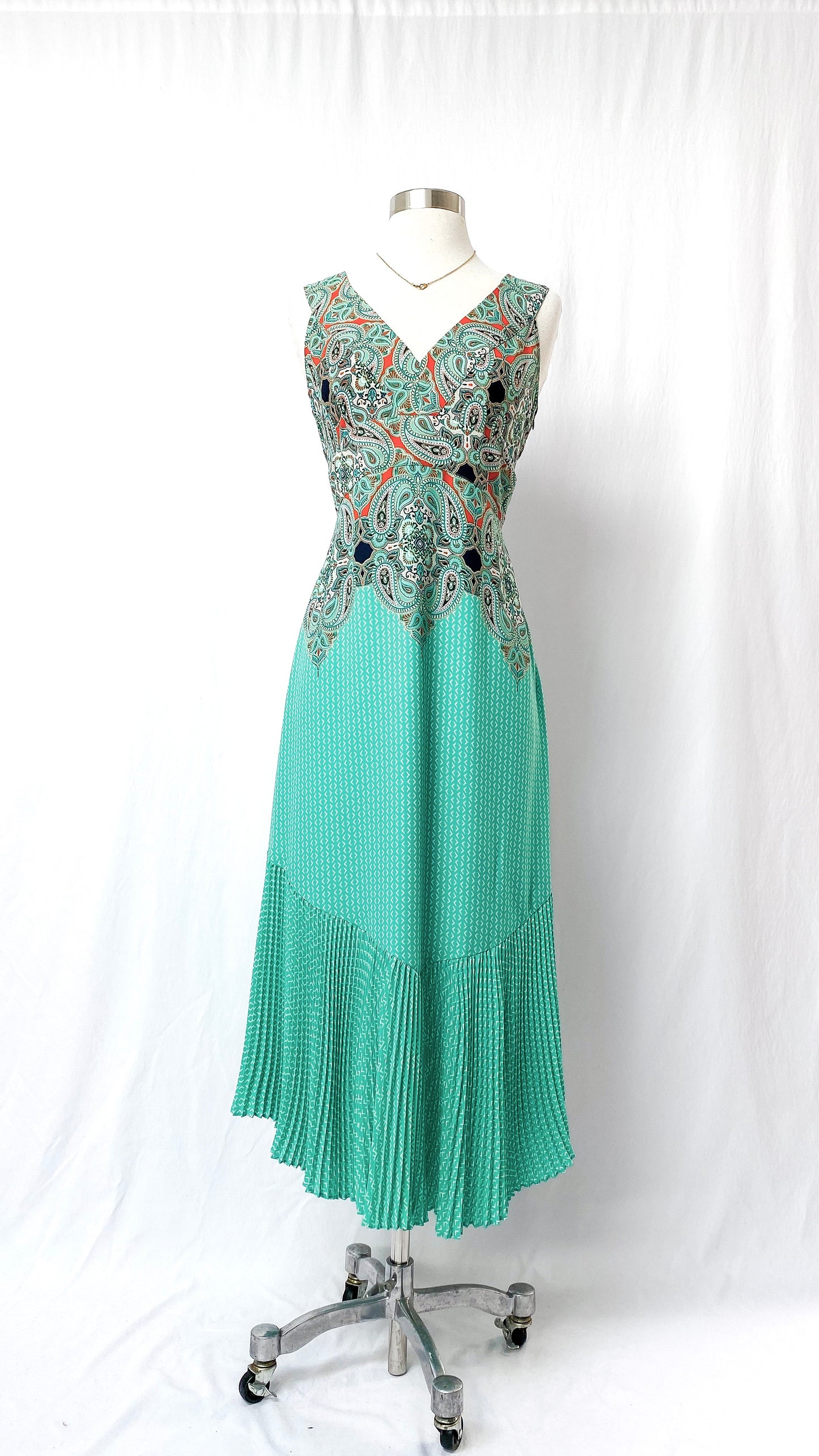 Anthropologie Maeve Canyon Creek Turquoise Dress (4)