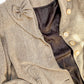 Vintage Brown Bow Winter Long Coat (XL/XXL)