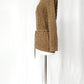 Vintage 70’s Jaeger Brown Lambswool Knit Belted Top (M)
