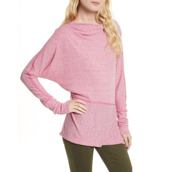 We The Free 'Londontown' Ribbed Top in Light Pink (S)