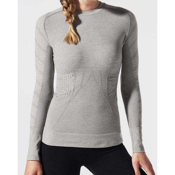 NEW BLANQI Long Sleeve Contour SportSupport Base Layer in Grey (S)