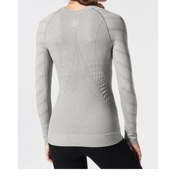 NEW BLANQI Long Sleeve Contour SportSupport Base Layer in Grey (S)